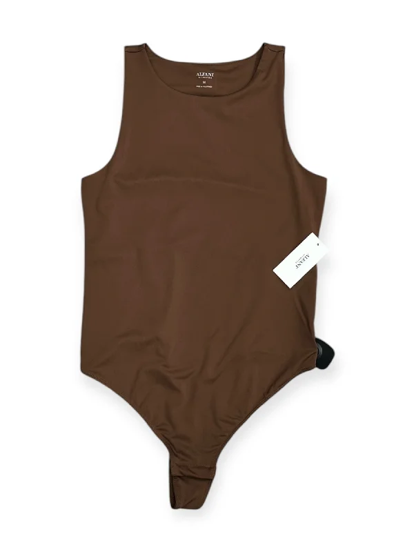 Bodysuit By Alfani In Brown, Size: M