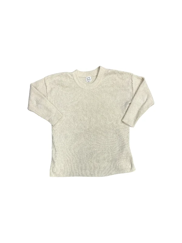 Sweater By Hippie Rose In Cream, Size: Xl