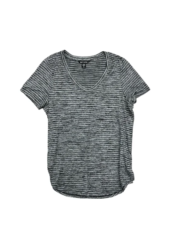 Top Short Sleeve By Athleta In Black & White, Size: Xl