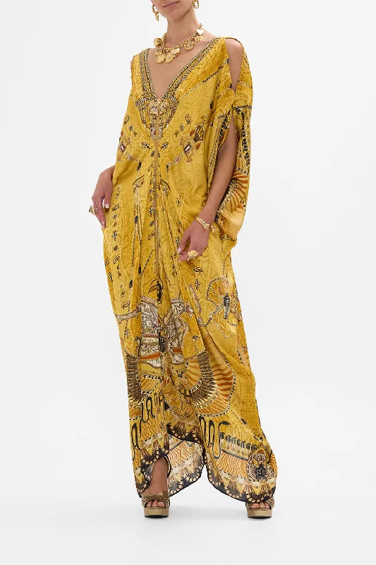 LONG DRAPE DRESS WITH ZIP FRONT VALLEY OF THE KINGS