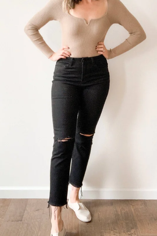 Straight Shooter Jeans In Black