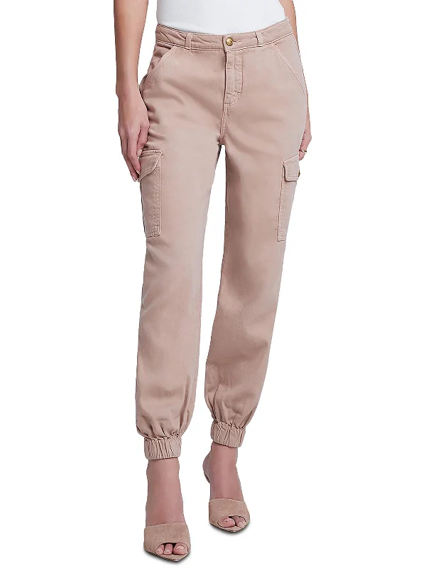 Womens High Rise Jogger Cargo Pants