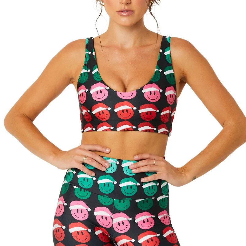 Holiday Smiley Bra