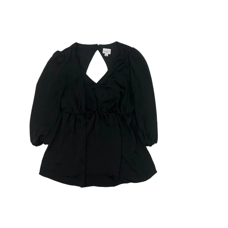 Mat Top Ls By Isabel Maternity In Black, Size:S