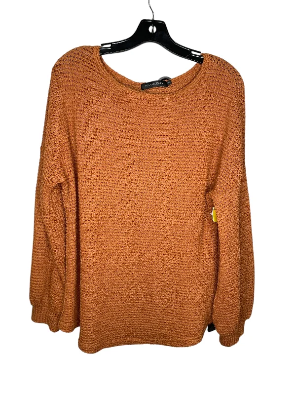 Top Long Sleeve By Clothes Mentor In Orange, Size: M